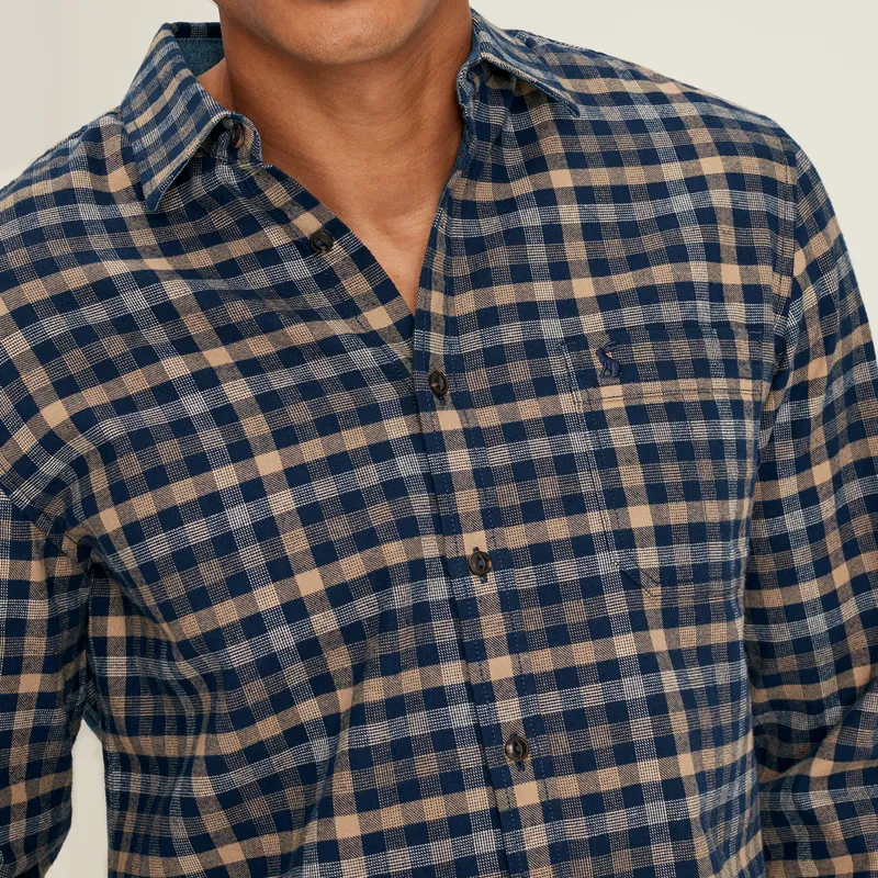 Joules Men's Buchannon Shirt - Blue Check-5